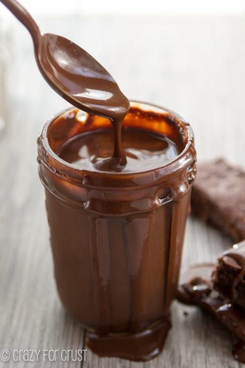 Thick homemade chocolate sauce dessert healthy