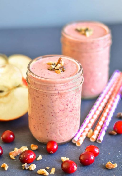 Walnut Cranberry Apple Smoothie for Kids