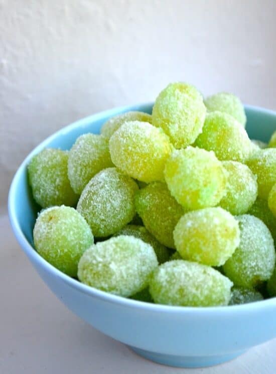 20 Fun and Healthy Food Ideas to Celebrate St. Patrick's Day, candied grapes