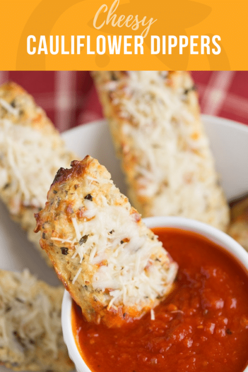 Cheesy Cauliflower Dippers breadsticks