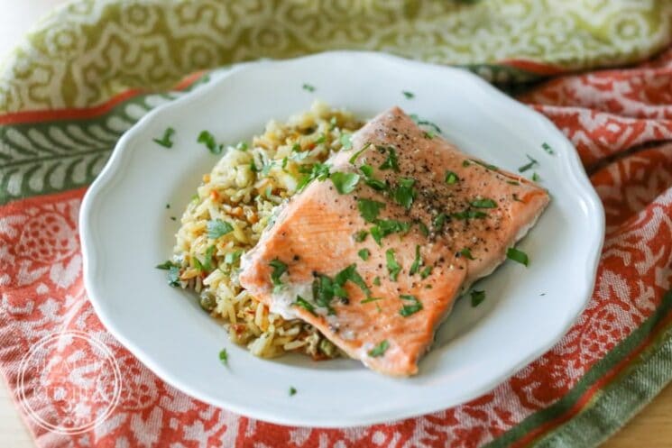 Pressure Cooker Salmon and Rice Pilaf Dinner Ideas, Popular Healthy Instant Pot {One Pot} Meals