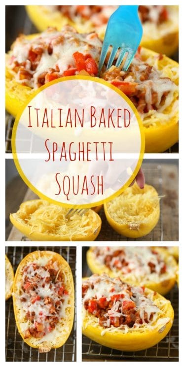 Italian Baked Spaghetti Squash