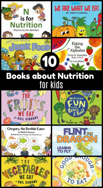 10 books that teach nutrition to kids