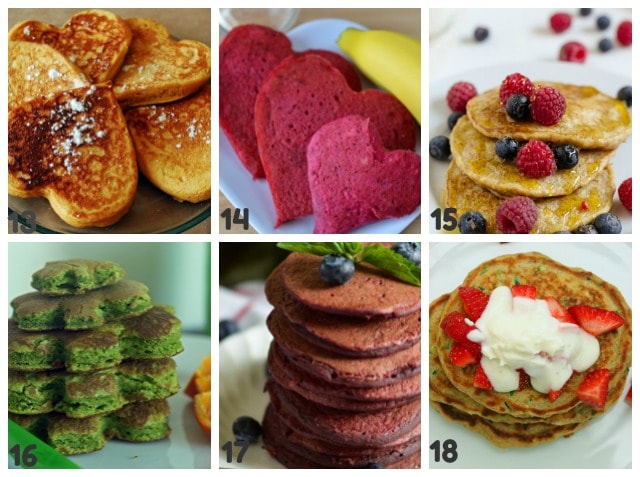 round up of kid friendly pancake recipes