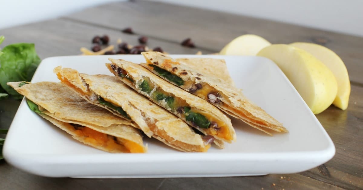 Sweet Potato Quesadillas with Black Beans Super Healthy Kids
