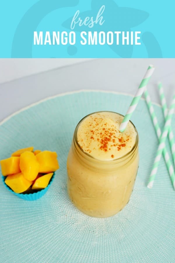 Fresh Mango Smoothie from Frozen Mangoes Healthy Ideas for Kids