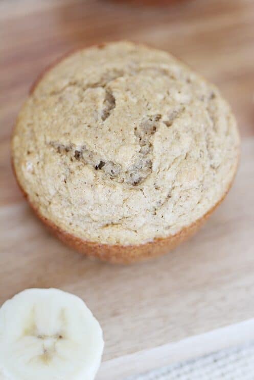 The Best Sweet Moist Healthy Banana Muffins