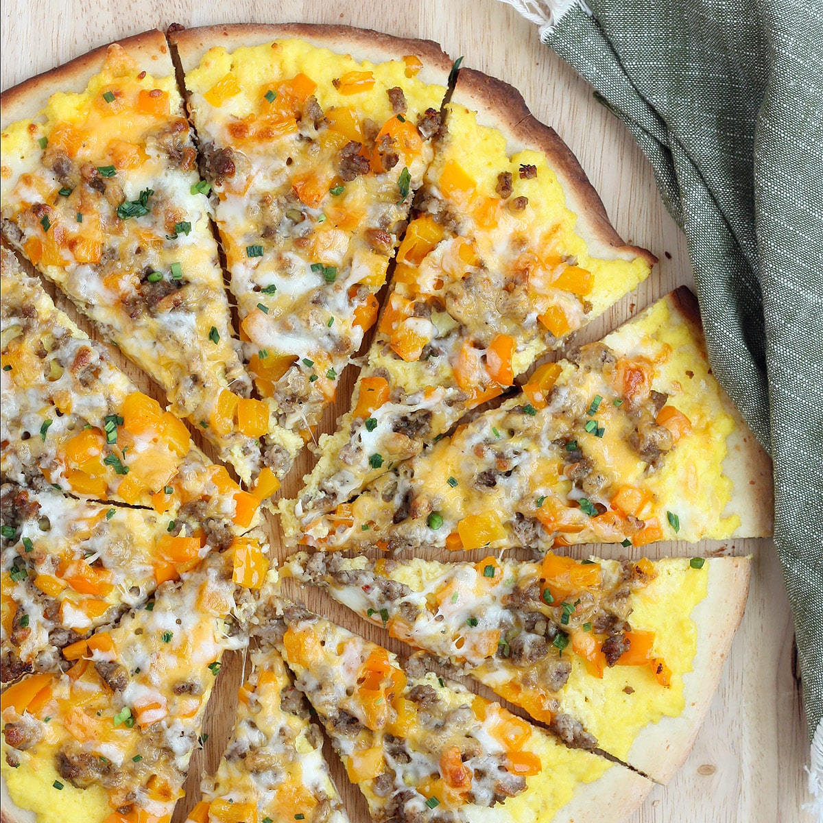 Breakfast pizza discount
