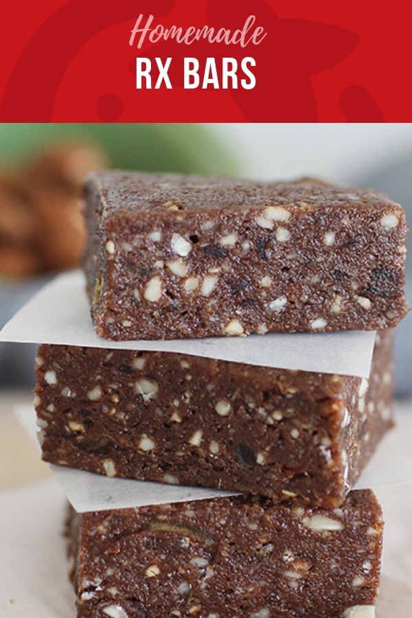 Sea Salt and Chocolate Homemade Rx Bars Super Healthy Kids