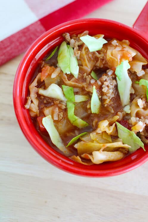 Stuffed Cabbage Soup