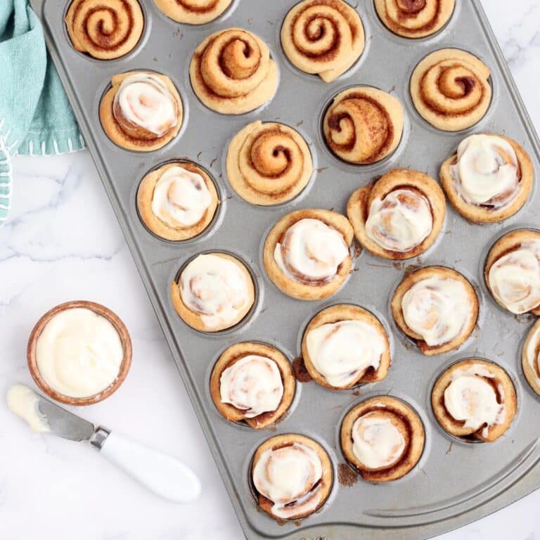 healthy mini cinnamon rolls featured image square 3 — Health, Kids