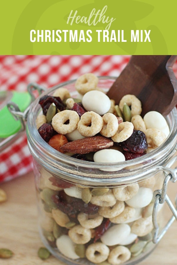 Trail mix is a perfect kids snack, no matter what time of year. Just a slight change up with healthy ingredients turns common trail mix, into Christmas Trail mix! Christmas Trail Mix