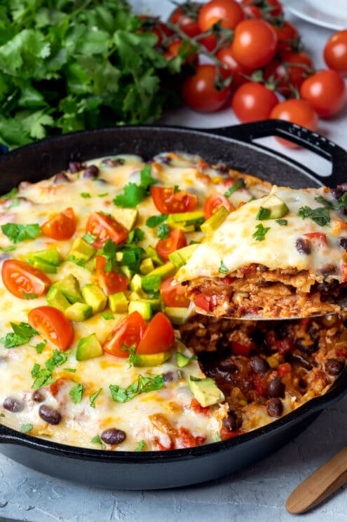 skillet enchiladas