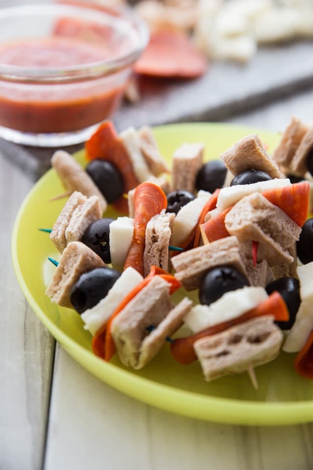 pizza kebabs lunch idea
