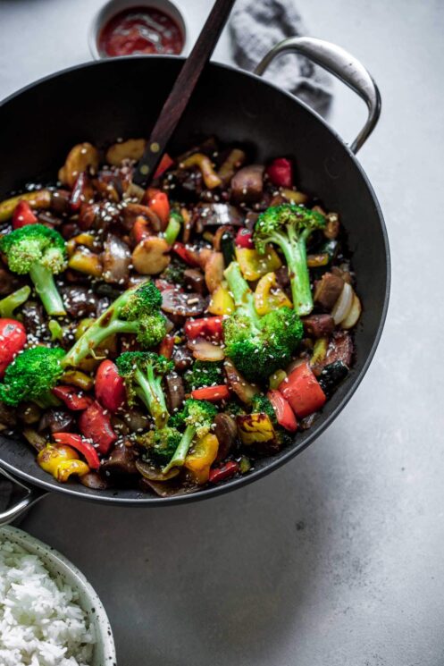 ginger veggie stir fry