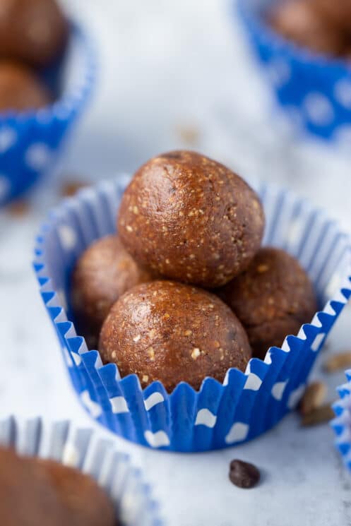 peanut butter fudge protein energy balls