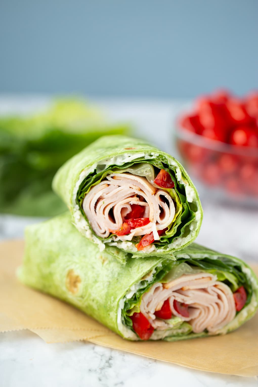 Turkey Ranch Wrap (Lunchbox Friendly) Super Healthy Kids