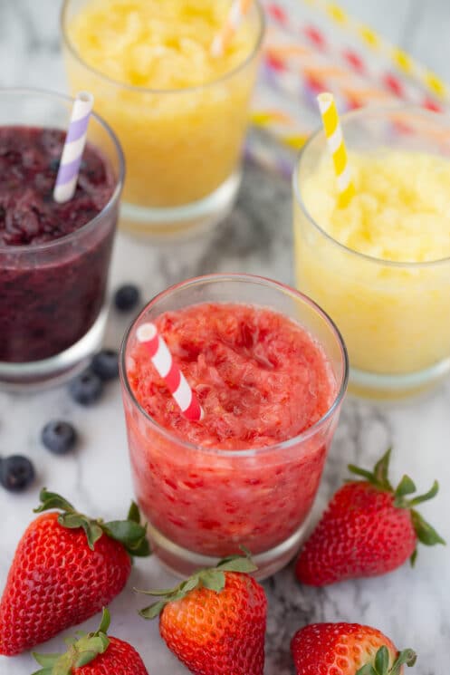 fresh fruit slushies ready to drink