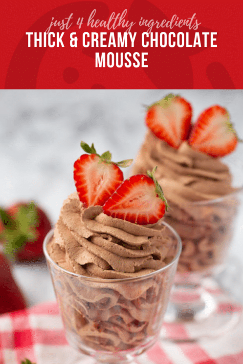 Thick and Creamy Chocolate Mousse made with 4 ingredients | Healthy Ideas and Recipes for Kids
#healthyrecipe #healthykids #healthydessert #mealplan #homemade