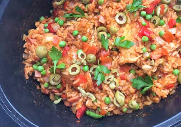 slow cooker chicken dinner