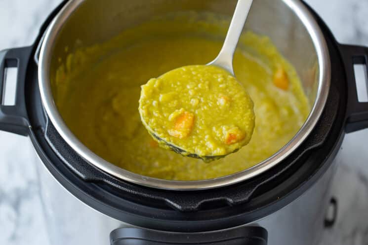 split pea soup in the instant pot