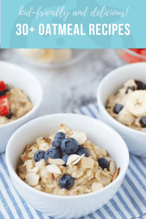 30 Kid Friendly Oatmeal Recipes | Super Healthy Kids | Healthy Recipes and Ideas for Kids | www.superhealthykids.com