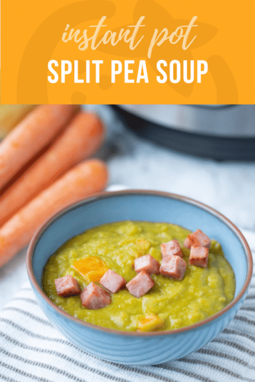 Instant Pot Split Pea Soup | Super Healthy Kids | Healthy Recipes and Ideas for Kids | www.superhealthykids.com