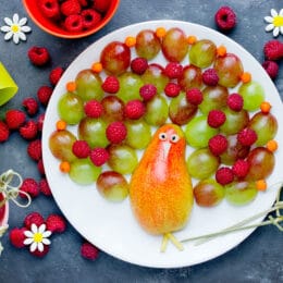 turkey fruit tray