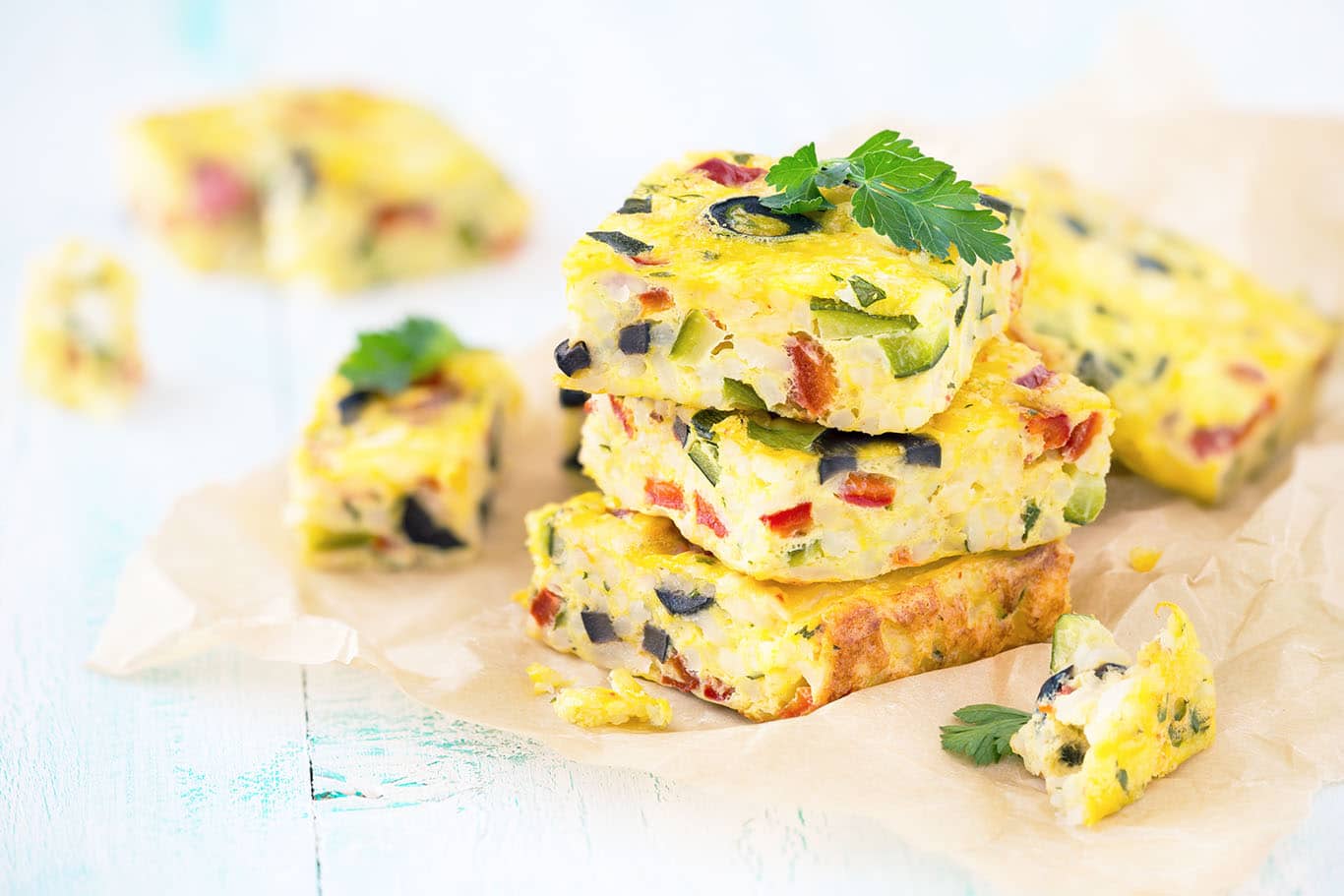 Zucchini Mushroom Frittata - Super Healthy Kids