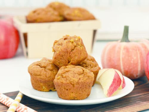 Pumpkin Apple Muffins - Super Healthy Kids