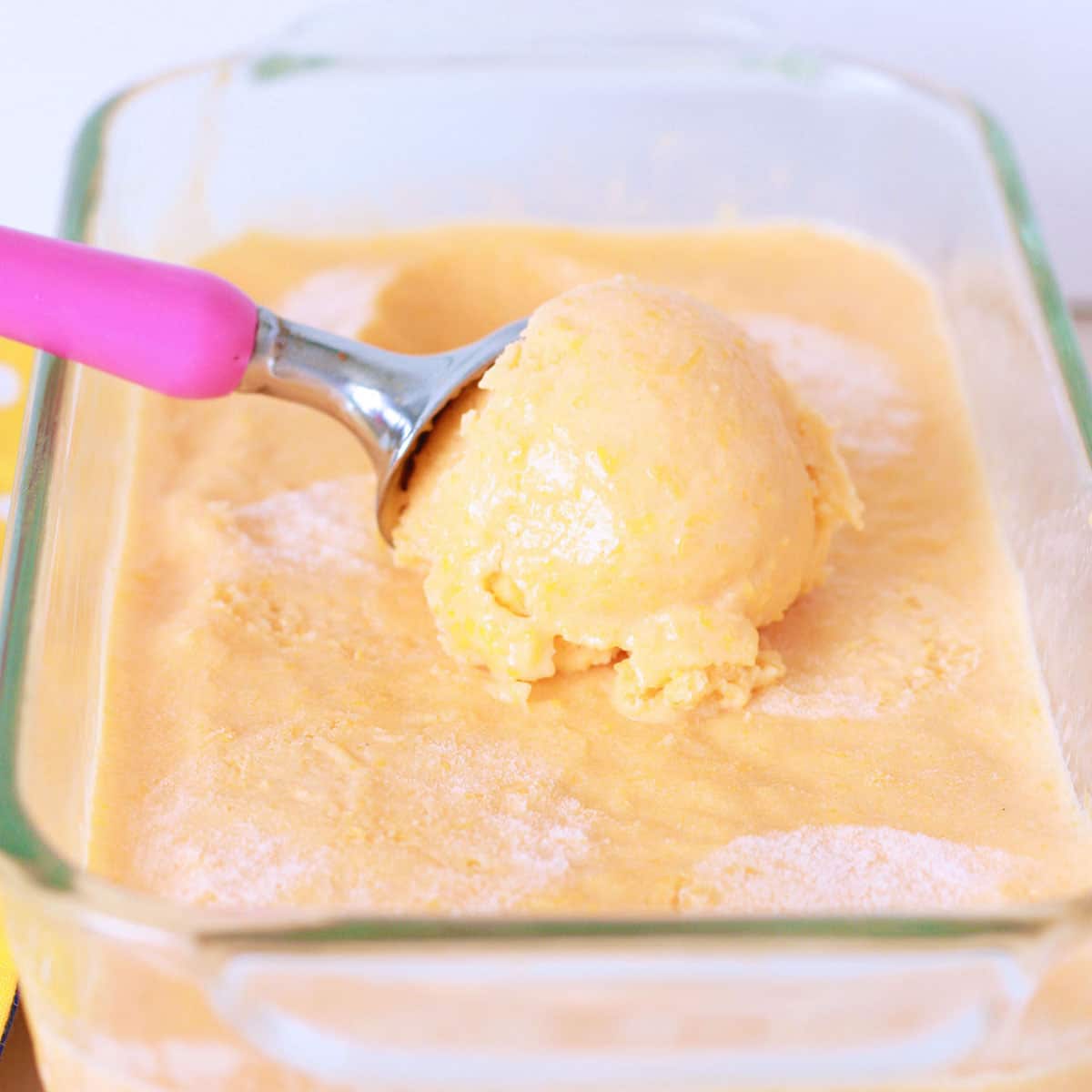 4 ingredient Vegan orange creamsicle ice cream