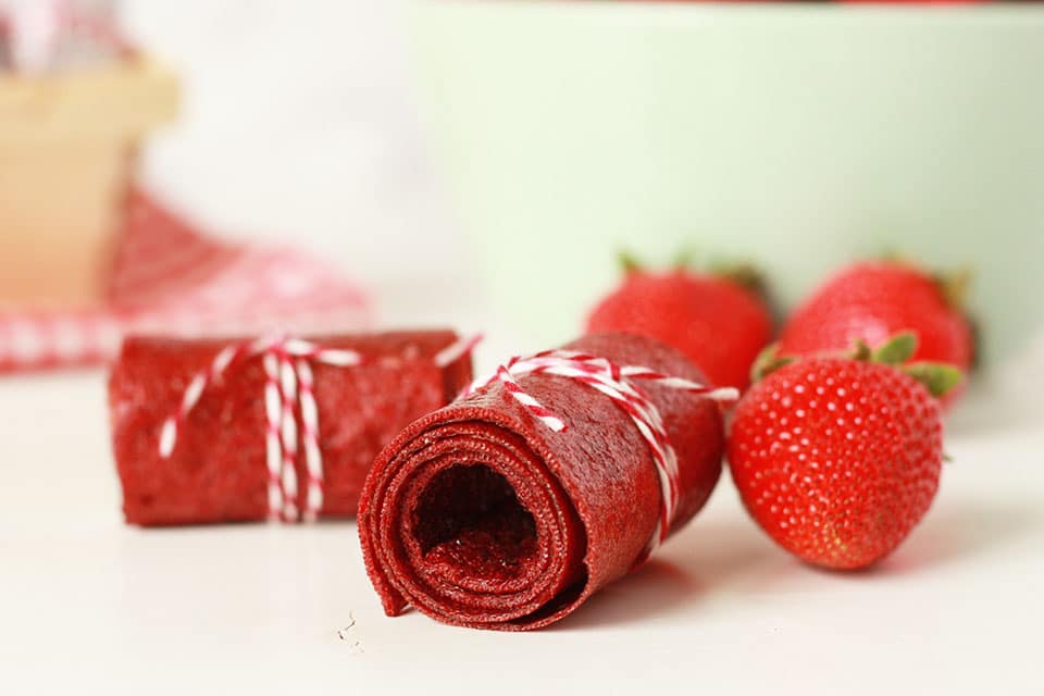 Strawberry Chia Fruit Leather Super Healthy Kids