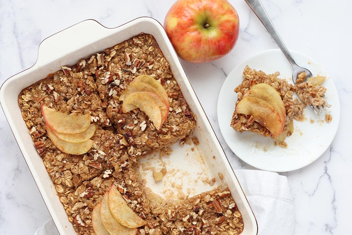 Apple Cinnamon Baked Oatmeal – Tremendous Wholesome Youngsters