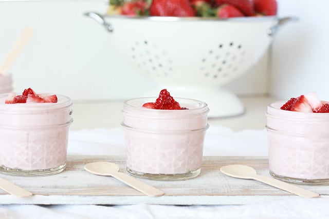 High Protein Strawberry Mousse High Protein Strawberry Mousse