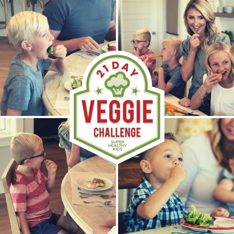 21 day veggie challenge header — Health, Kids