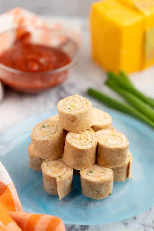 pinwheels are a filling summer pool snack