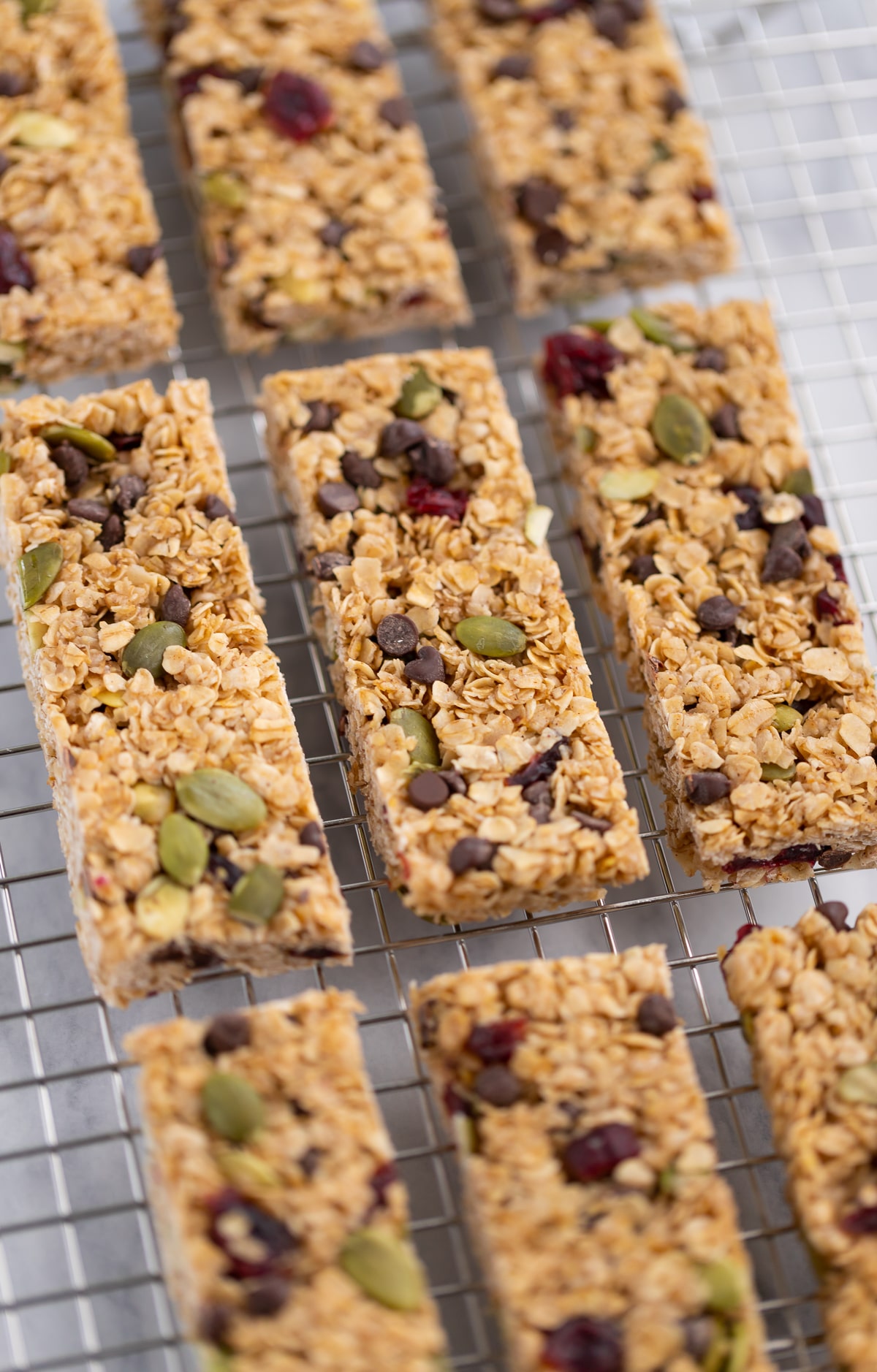 No-Bake Trail Mix Bars {more protein, less sugar}