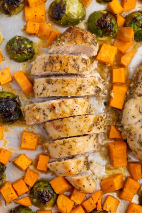 sheet pan chicken dinner