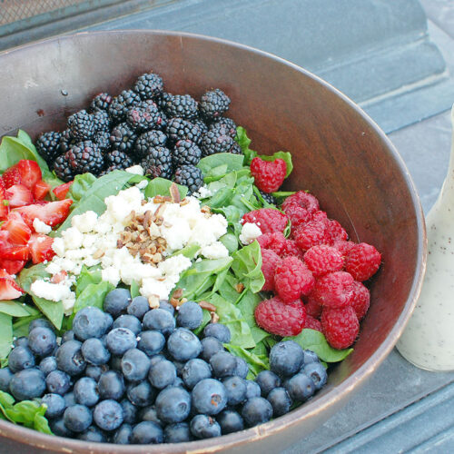 Creamy Poppy Seed Dressing with Berry Salad