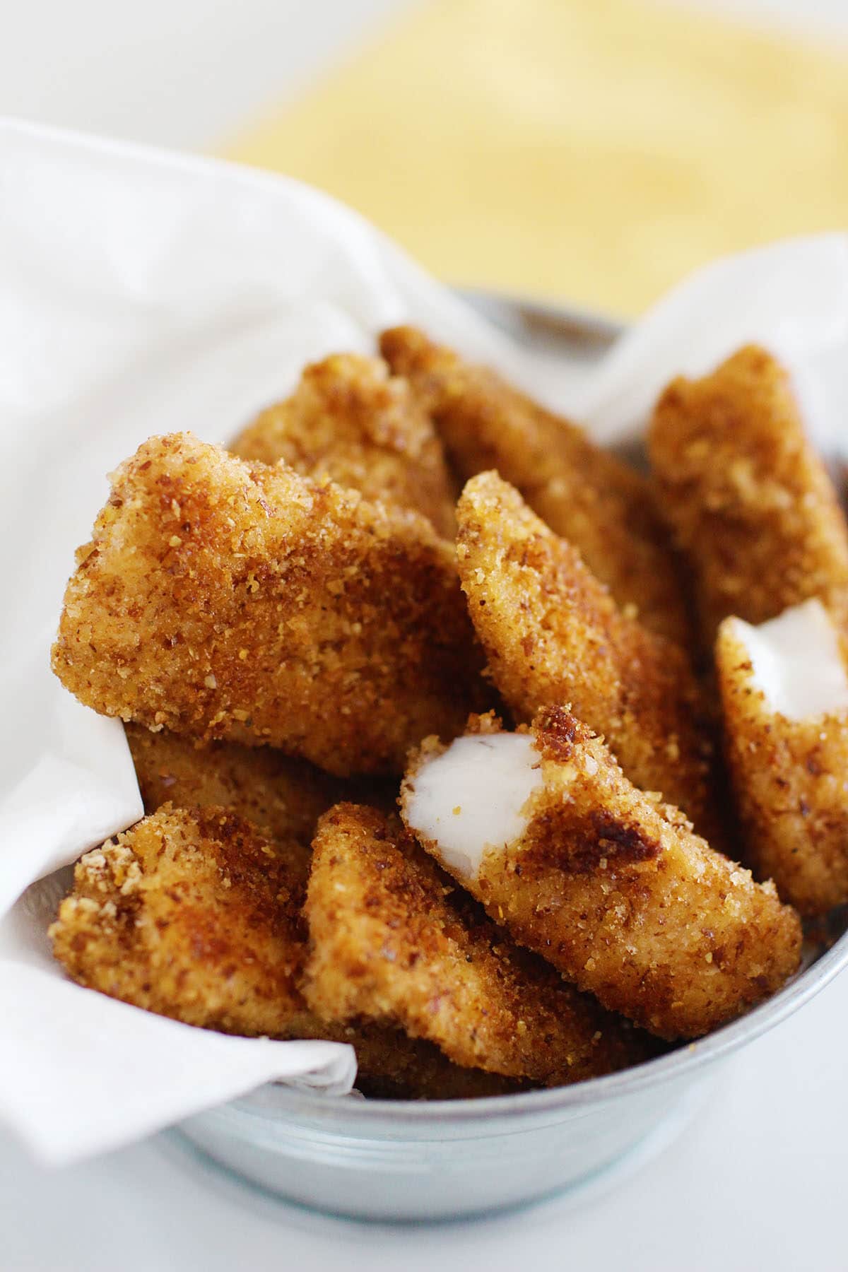 crispy crunchy homemade fish sticks