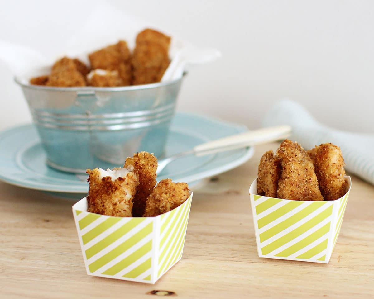 homemade crispy fish sticks