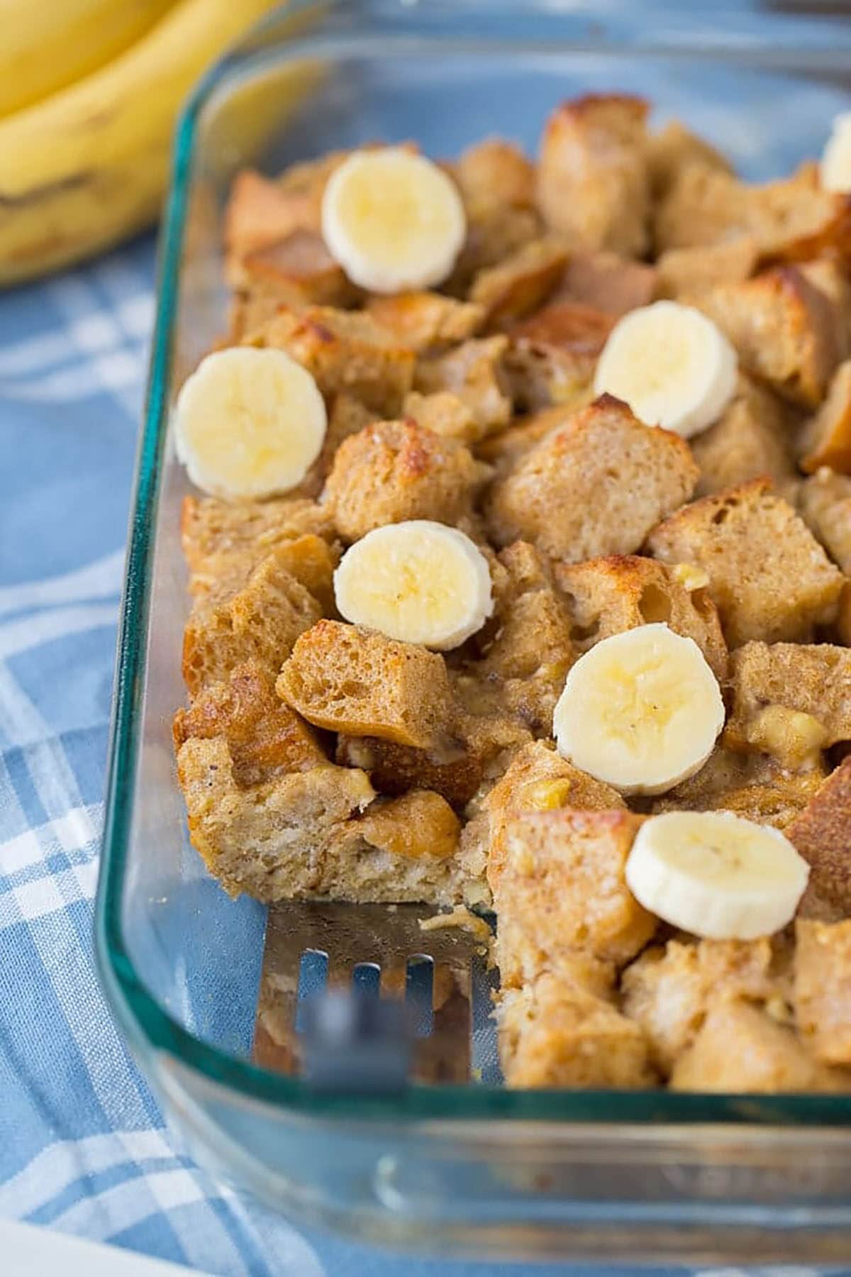 baked banana french toast