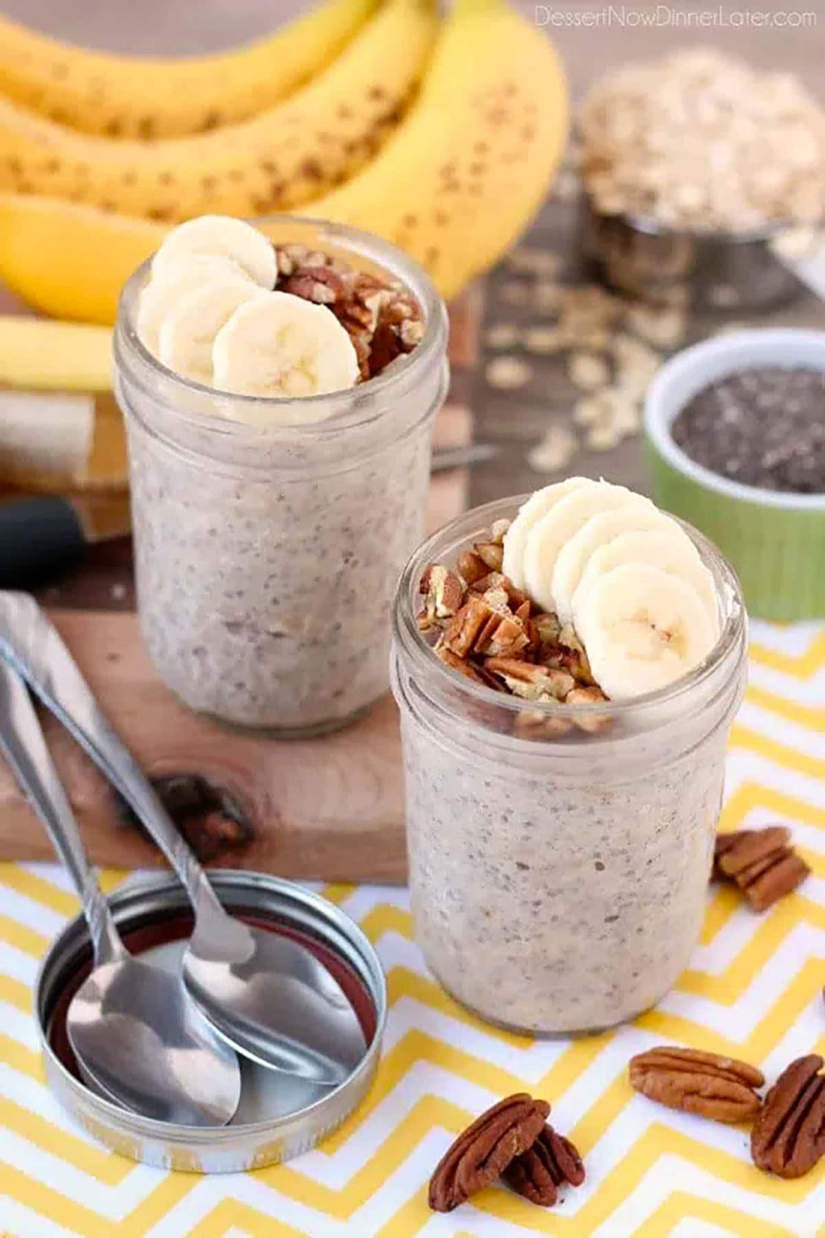 banana bread overnight oats