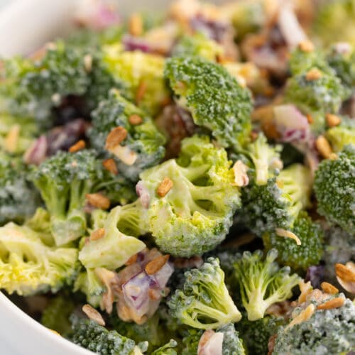 Broccoli Salad Tangy NoMayo Dressing!