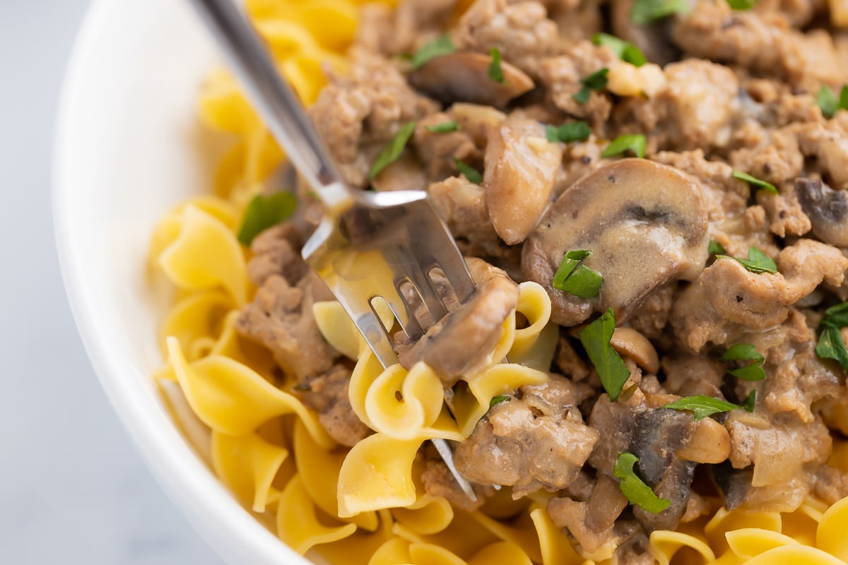 Turkey Stroganoff