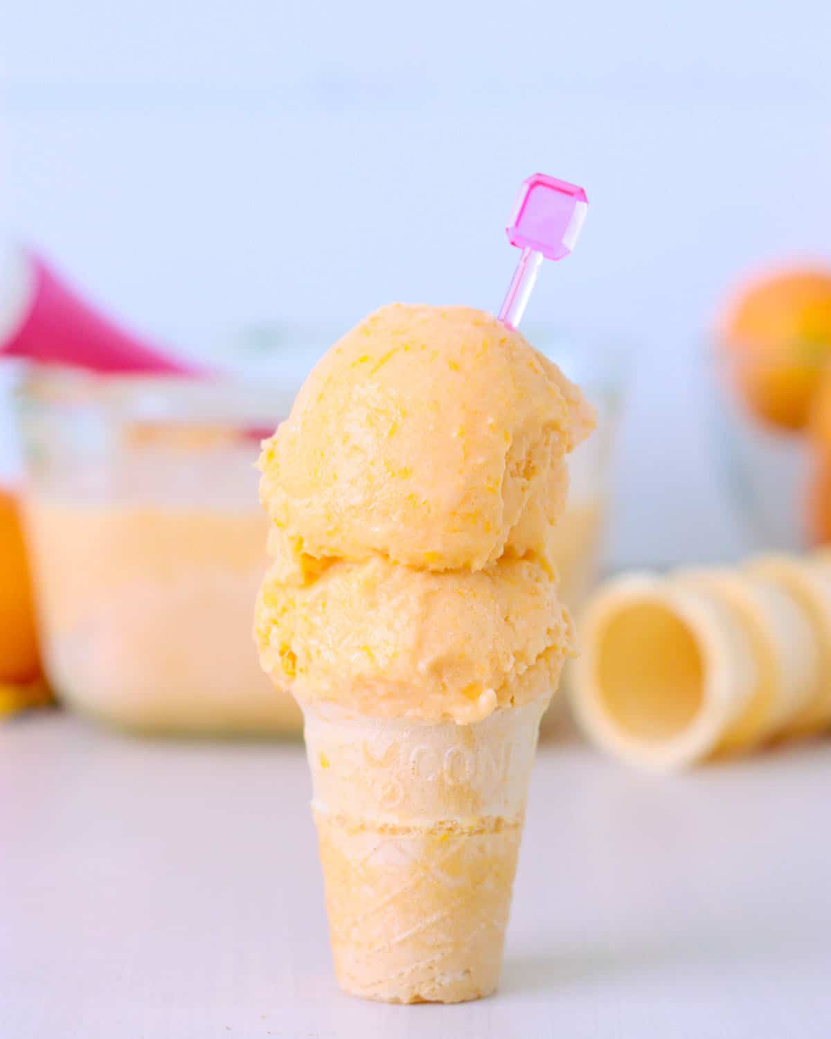 Orange Creamsicle Ice Cream