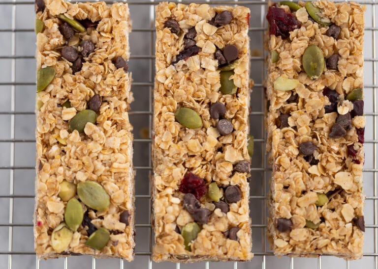 Chewy Nut Free Granola Bars Easy and No Bake