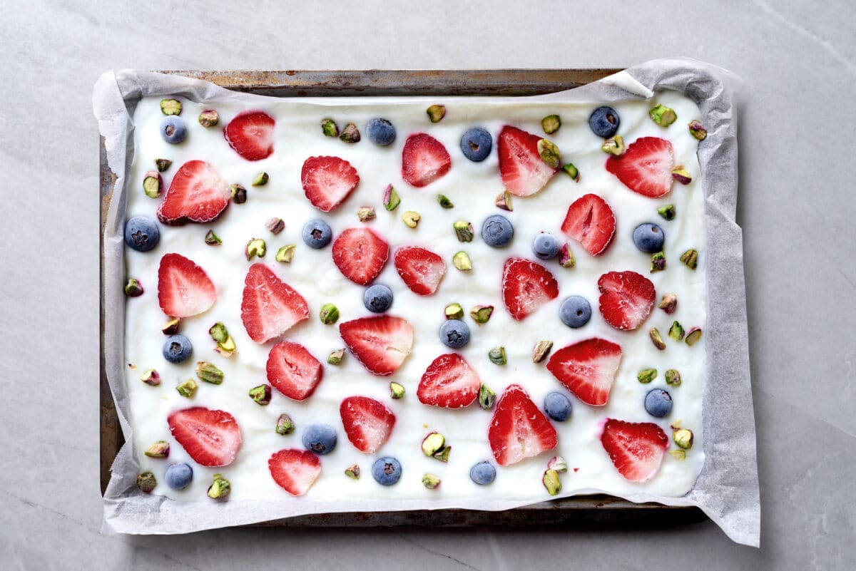 Frozen Yogurt Bark - 6 Different Ways