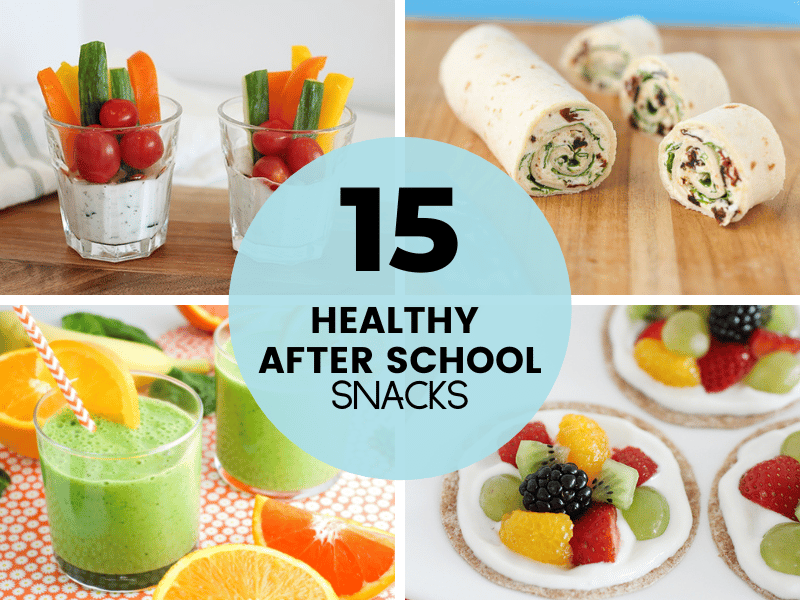 15 Healthy After School Snacks - Super Healthy Kids