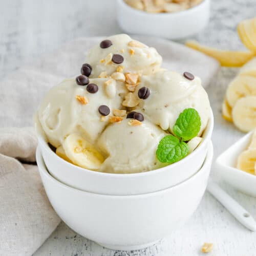 Amazing Homemade Banana Ice Cream Recipe - Scattered Thoughts of a Crafty  Mom